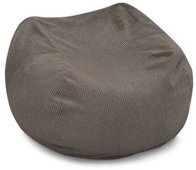 Fotoliu bean bag gri/maro Voltaire – Bobochic Paris