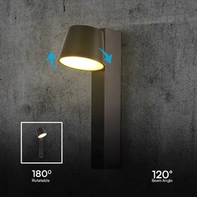 Spot LED de perete cu port USB LED/8W/230V 3000K