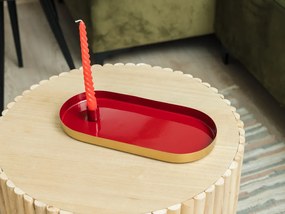 Lumanari de masa TWIST set 4buc, rosie
