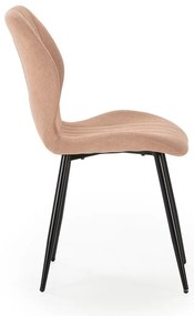 Scaune de dining în culoarea somonului 4 buc. Milu – Marckeric