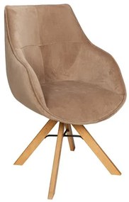 Scaun Vegas Rotativ Smoke Si Oak Gina Brown