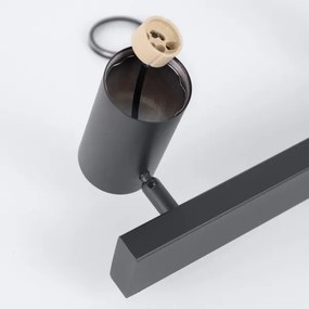 Brilagi - Lustră suspendată pe cablu SELE 6xGU10/30W/230V neagră