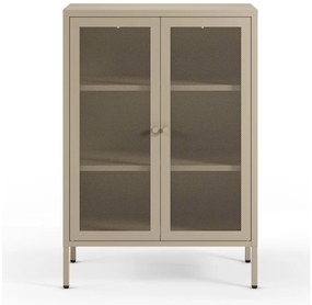 Dulap crem din metal 70x100x40 cm Fayna – Marckeric