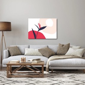 Tablou - Abstracție florală roz N⁰1 (70x50 cm)