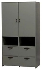 Dulap din lemn de pin vtwonen Soap, gri