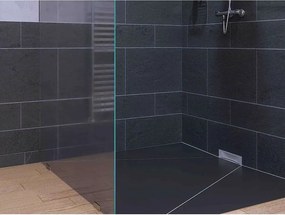 Set rigola de dus plus capac Wave Kessel Scada 31.2 cm cu scurgere la perete