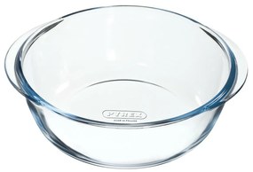 Tavă de copt din sticlă Pyrex rotundă 2,3 l, 26 x23 x 8 cm