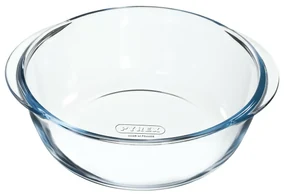 Tavă de copt din sticlă Pyrex rotundă 2,3 l, 26 x23 x 8 cm