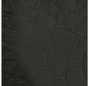 Cuvertura de pat gri inchis cu model STONE Dimensiune: 220 x 240 cm