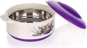 BANQUET Bol termo cu capac BANQUET Lavender 3,5 l