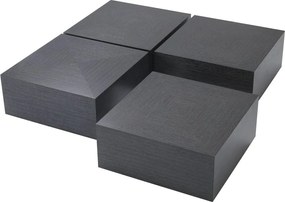 Set de 4 masute de cafea moderne design minimalist Puro gri 114435 HZ