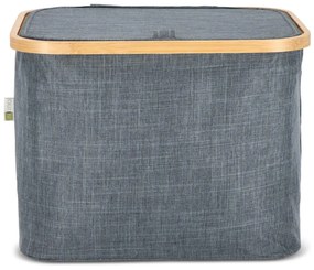 Cos pliabil NOLVIO 25 L, albastru-gri