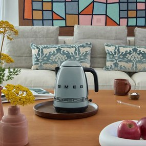 Cana electrica SMEG KLF03PSGEU, 2400 W, 1,7 l, Baza rotativa la 360°, Finisaj lucios, Verde