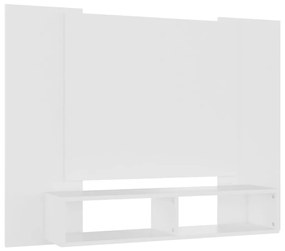 Comoda TV de perete, alb, 120x23,5x90 cm, PAL 1, Alb