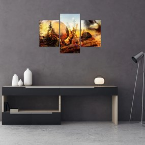 Tablou - Motiv șamanic (90x60 cm)