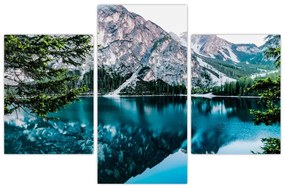 Tablou - Lac în Alpi (90x60 cm)