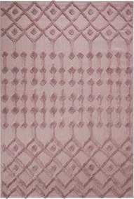 Covor 58388A, 80x150 cm, forma dreptunghiulara, polipropilena, roz