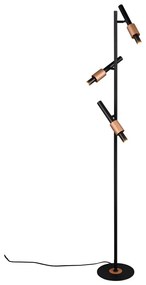 Lampadar negru-bronz LED (înălțime 150 cm) Ikaris – Trio Select