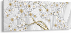 Tablou - Copac cu decor auriu (120x50 cm)