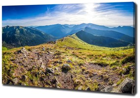 Imprimare tablou canvas Panorama de munte