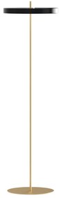 Lampadar negru LED cu intensitate reglabilă cu abajur din metal (înălțime 151 cm) Asteria Floor – UMAGE