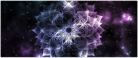 Tablou - Mandala Lotus în spațiu (120x50 cm)