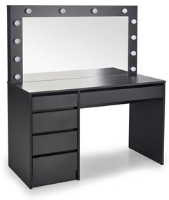 Masă de toaletă AMORIO neagră