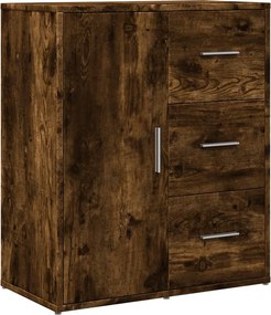 vidaXL Dulap, stejar fumuriu, 60x31x70 cm, lemn prelucrat