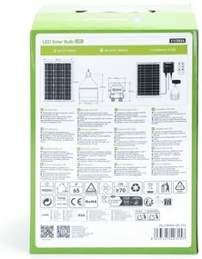Lustră LED solară Aigostar LED/70W/12V 6000 mAh 6500K d. 12 cm