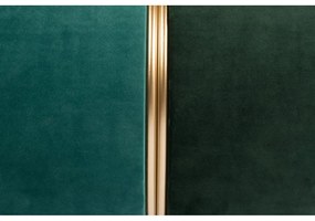 Taburet verde-turcoaz cu tapițerie din catifea Bubbly – White Label