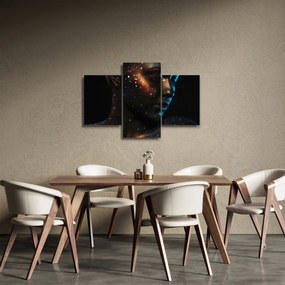 Tablou strălucitor a femeii (90x60 cm)