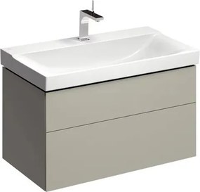 Dulap baza pentru lavoar suspendat Geberit Xeno2 2 sertare 88 cm