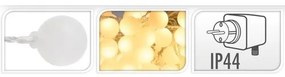 Lanț luminos cu LED de exterior String lighs,  80 de becuri
