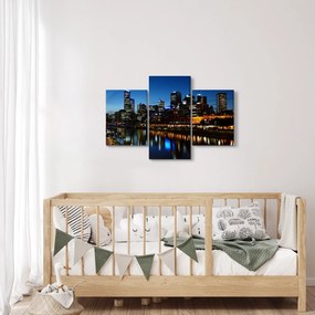 Tablou cu noaptea în Melbourne (90x60 cm)