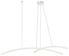 Lustra LED dimabila design minimalist Paulen alba