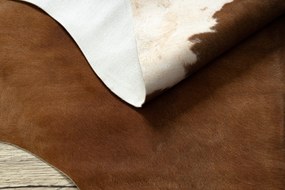 Covor Artificial Cowhide, Vaca G5070-2 maro alb din piele