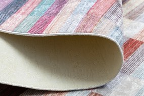 ANDRE 2295 covor lavabil Dunga anti-alunecare roz / albastru - SECUNDAR-COTATI PRODUSUL