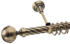 Galerie simpla Kula Lux teava twister aur antic 25mm (Alege marime: 180 cm)