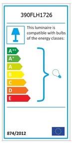 Veioză neagră/aurie (înălțime 57 cm) Lecture – Opviq lights