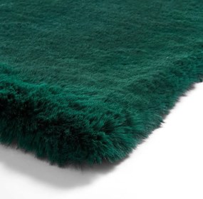 Covor Think Rugs Super Teddy, 120 x 170 cm, verde smarald
