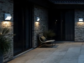 Aplica de perete pentru iluminat exterior IP54 Pontio 27 alb