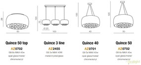 Lustra moderna suspendata design elegant Quince 40