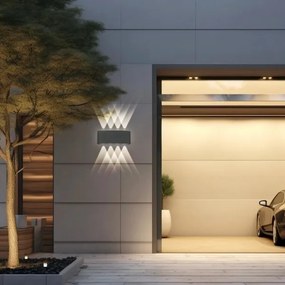 Brilagi - Aplică LED de exterior FLAREBOX LED/8W/230V antracit IP65