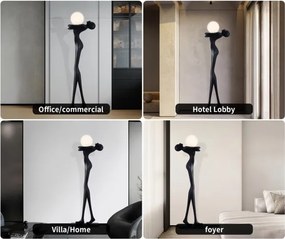 Immax 08811XL - Lampă de podea SILUETTE 1xE27/25W/230V 175 cm Femeie