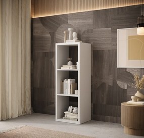 Bibliotecă 40x113.5 cm, Cleo I, ADRK Furniture (Culoare: Alb)