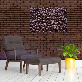 Tablou cu boabe de cafea (90x60 cm)