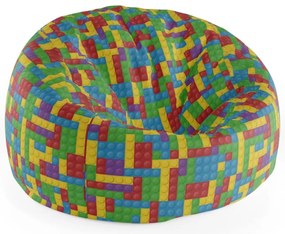 Sac de șezut Cocoon set de construcție colorat, colorat