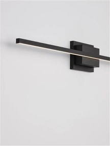 Aplica LED pentru oglinda / tablou AZURE negru L-90,5cm