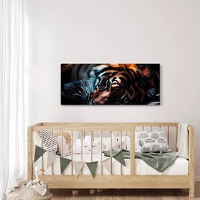 Tablou cu tigrul dormind (120x50 cm)