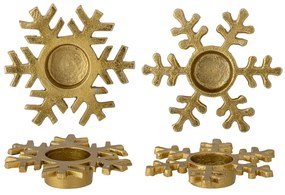 Sfeșnice din metal cu model de Crăciun 2 buc. Lisetta – Bloomingville